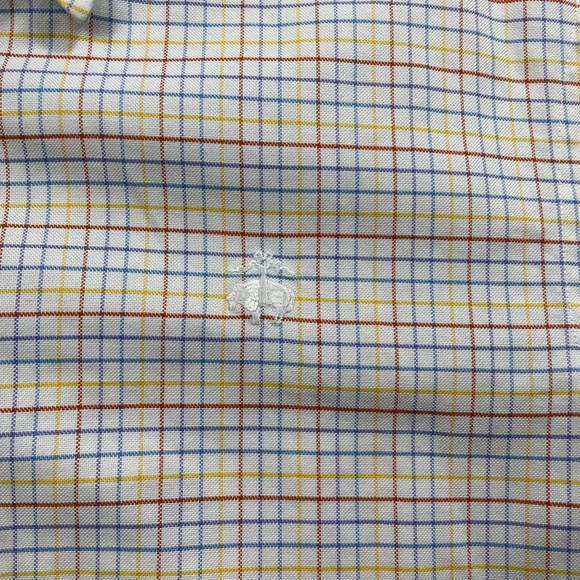 Brooks Brothers 8 Womens Plaid Long Sleeve Button Up Multicolored‎ Plaid Cotton - Picture 4 of 5